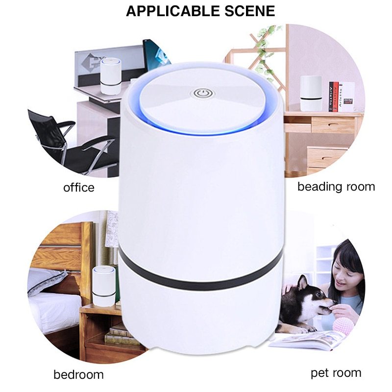 Air Freshener Lonizer Cleaner Dust Cigarette Smoke Remover USB - Image 4