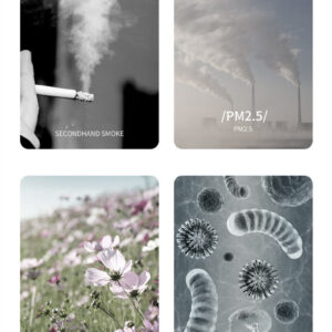 Portable Air Purifier for Home Bedroom Office, USB Quiet Small Desktop Air Cleaner, 3 Modes for Removing Dust Pet Dander