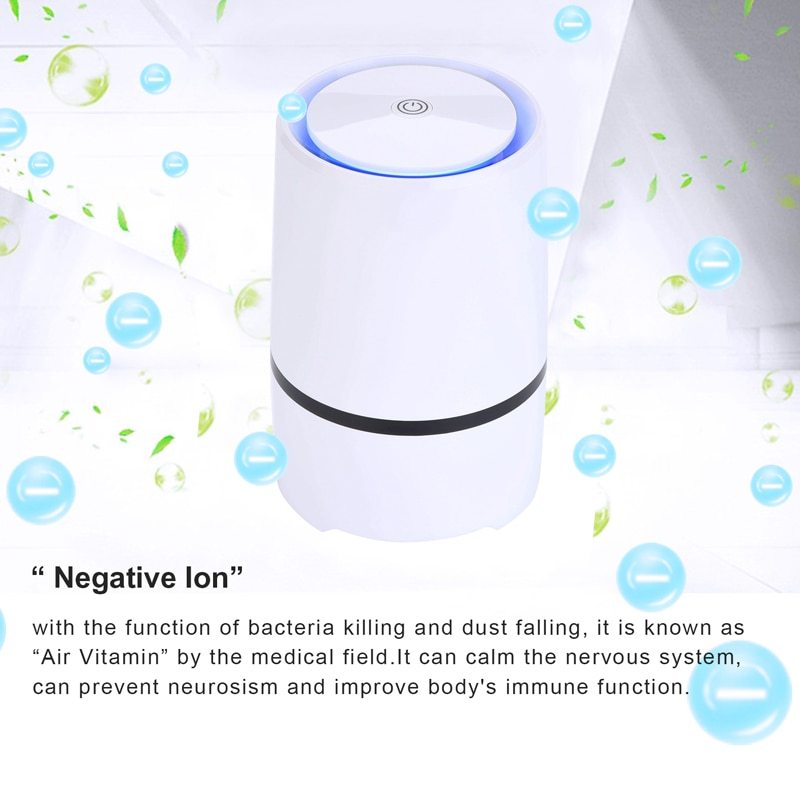 Air Freshener Lonizer Cleaner Dust Cigarette Smoke Remover USB - Image 3